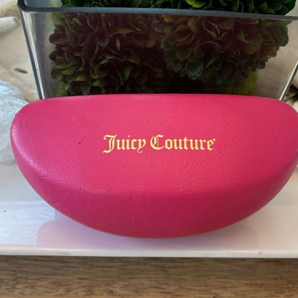 Juicy Couture Pink clamshell eyeglass case